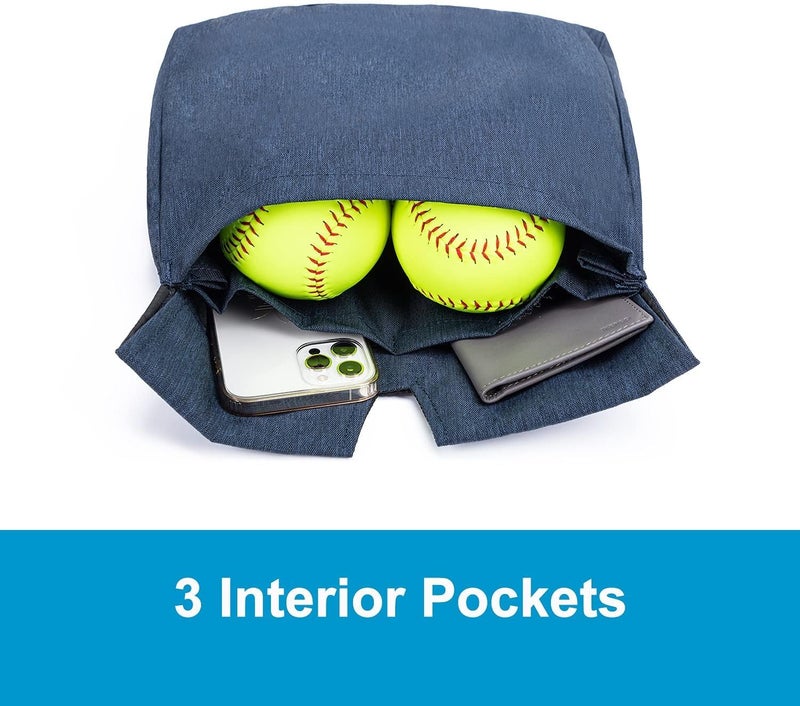 VISEMAN Umpire Ball Bag for Baseball Softball with Belt Extra Large - Image 3